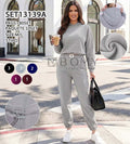 Conjunto de sudadera con capucha y pantalón-SET13139A