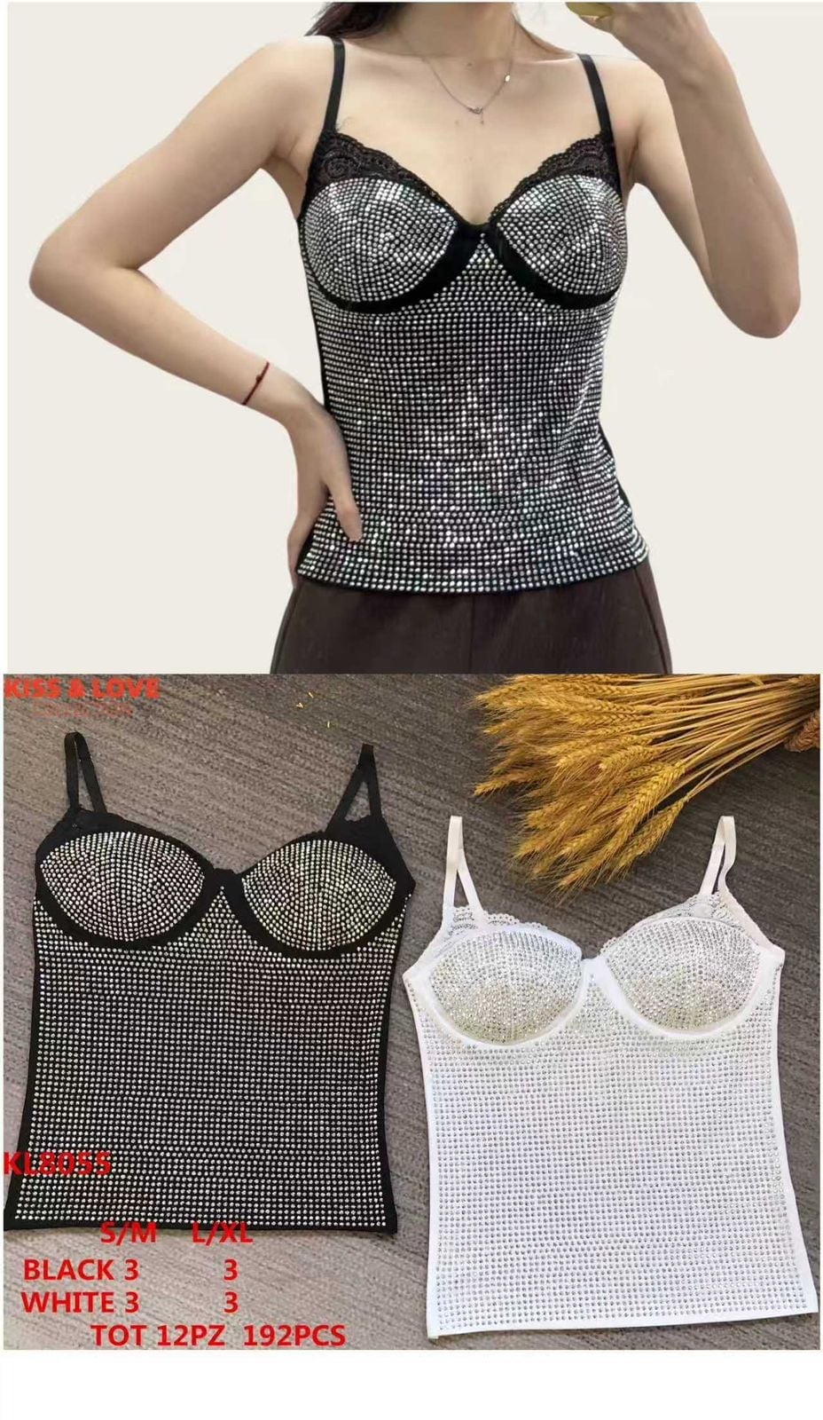 Corset con pedrería-K8055