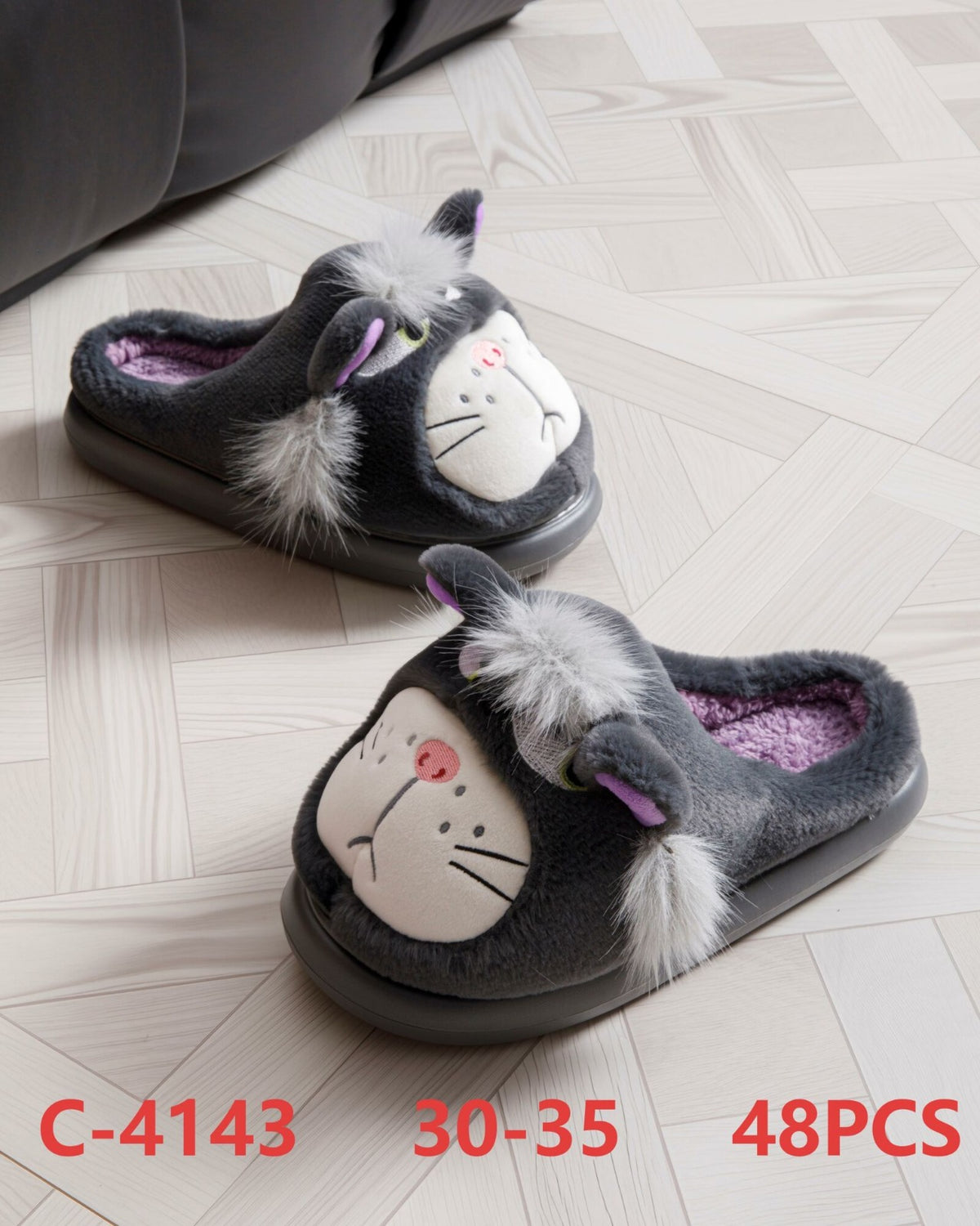 Pantuflas de gato-C-4143