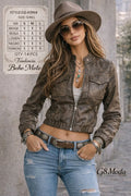 Chamarra estilo Boho Moto-DJ-0391