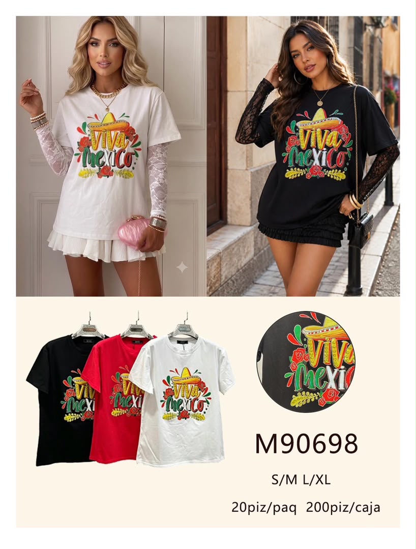 Playera Viva Mexico-M90698