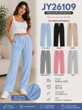 Pantalón deportivo con aplicación de brillos-JY26109