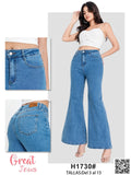 Jeans corte acampanado-H1730