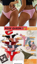 Tanga de algodón con detalles-J8060#