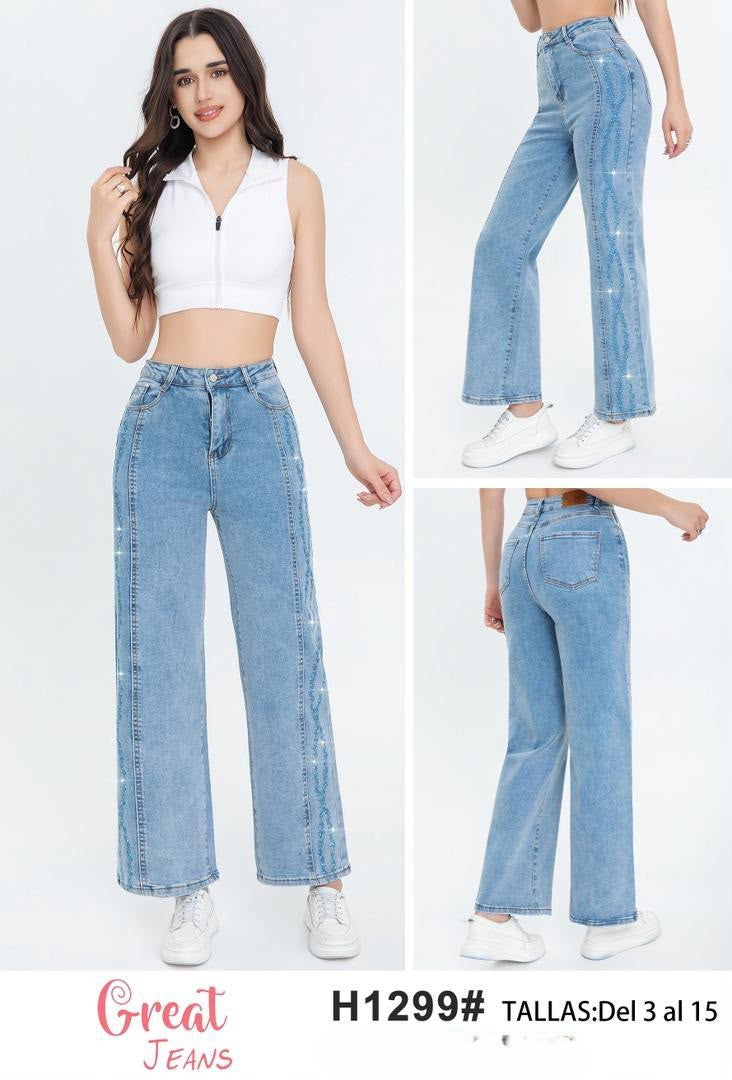 Jeans corte recto-H1299