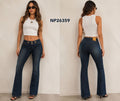 Jeans de corte acampanado-NP26359-30-36