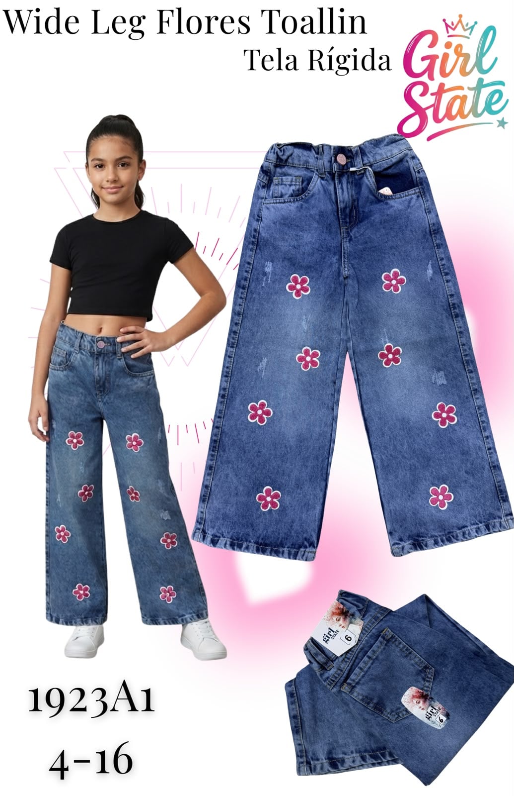 Wide Leg Flores-1923A1