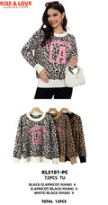 Suéter estampado animal print LA-KL3101-PC