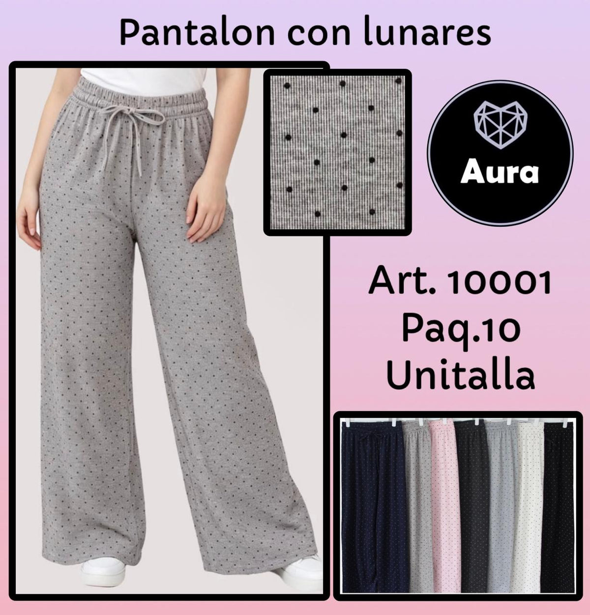 Pantalón con lunares-10001
