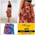 Falda con estampado paisley-A006