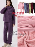Conjunto de sudadera con capucha y pantalón-KANCON-FK62921