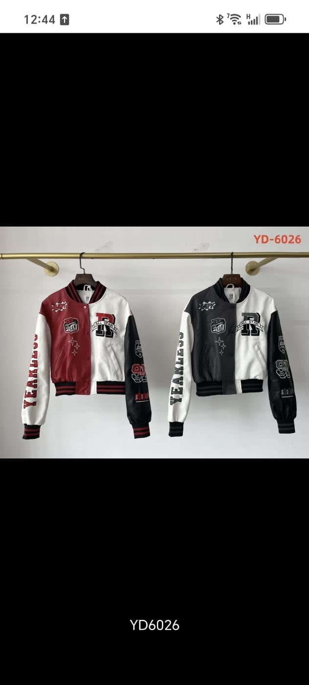 Chamarra tipo varsity-YD-6026