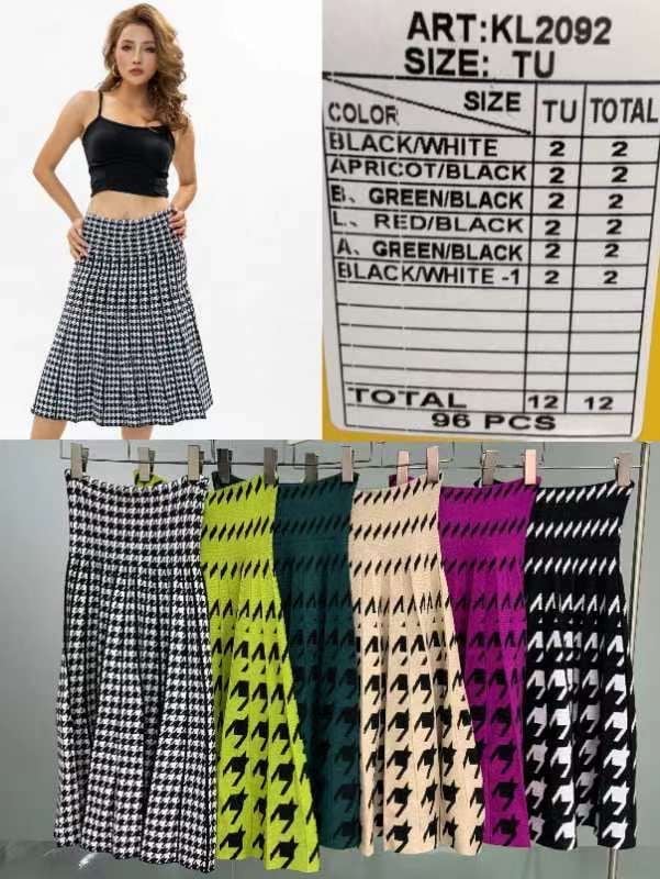 Falda plisada-KL2092