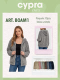 Sudadera de peluche con cierre y capucha-BOAM1