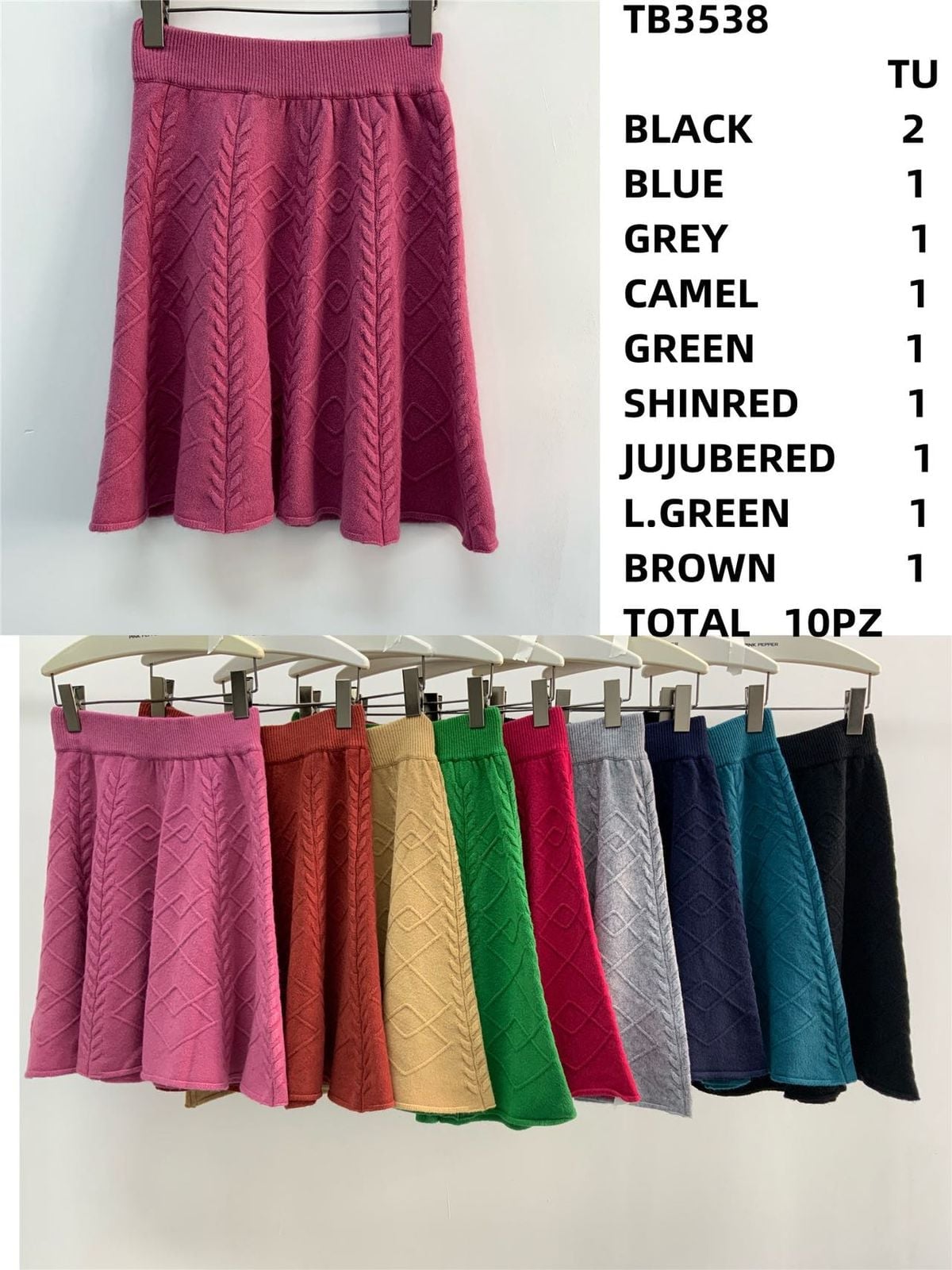 Falda tejida-TB3538
