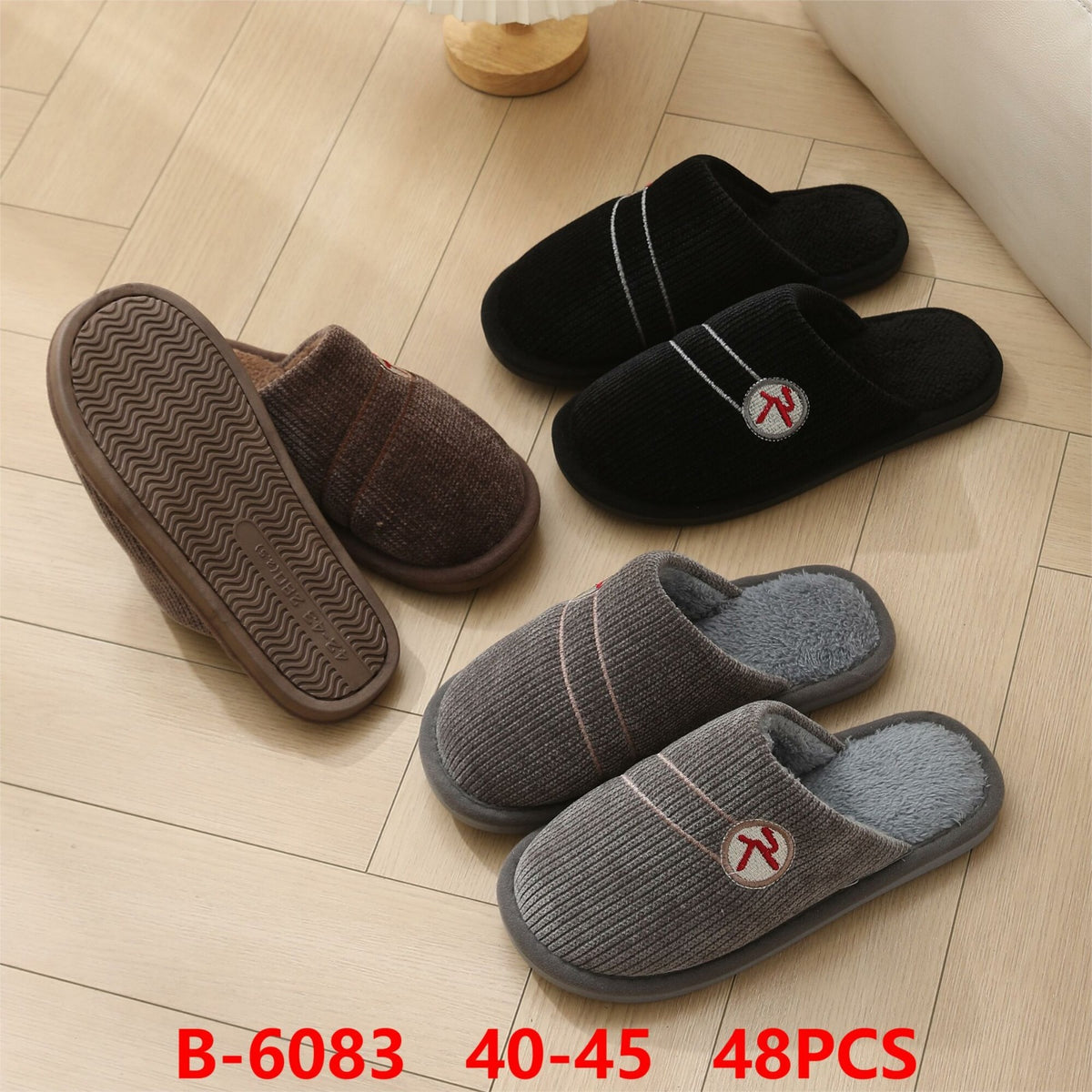 Pantuflas de casa-B-6083