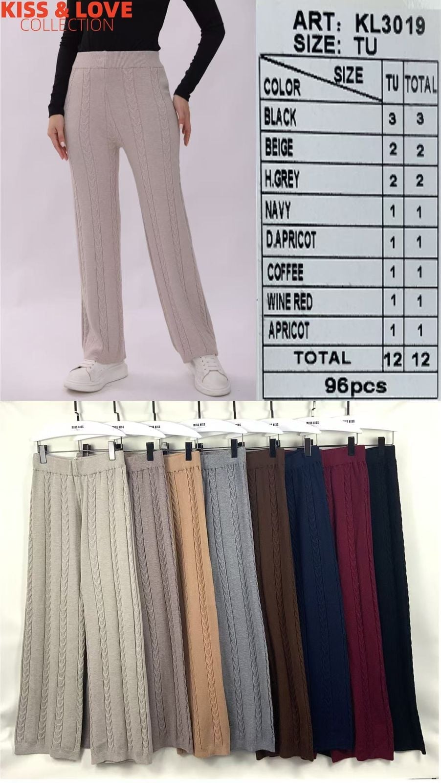 Pantalón tejido-KL3019