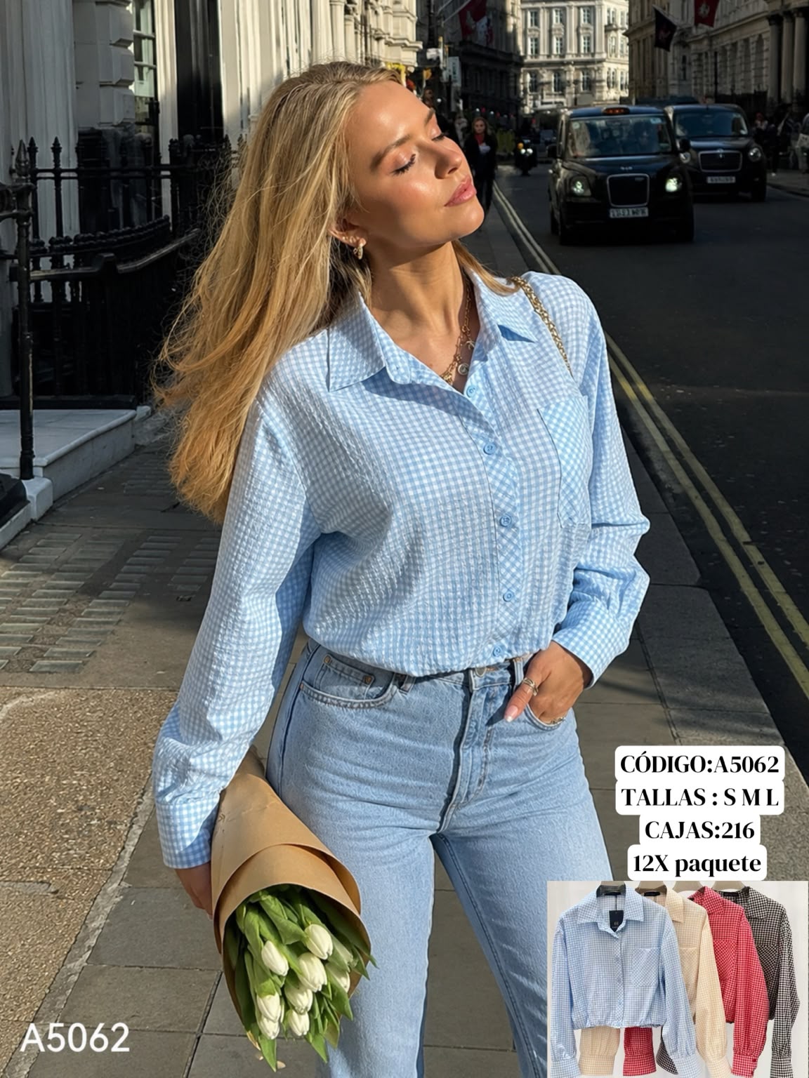 Camisa de cuadros-A5062