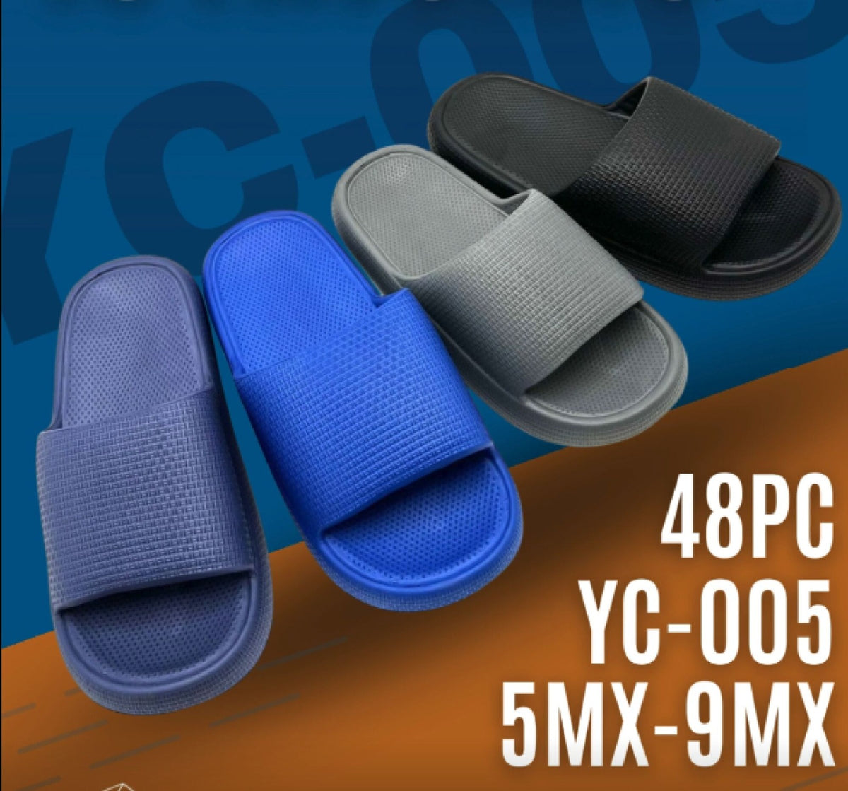 Sandalias tipo slide de playa-YC-005