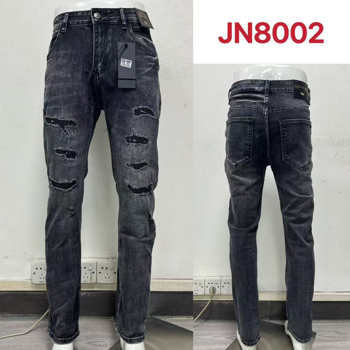 Jeans rasgados-JN8002