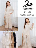 Conjunto de camisa y pantalón-L1110#
