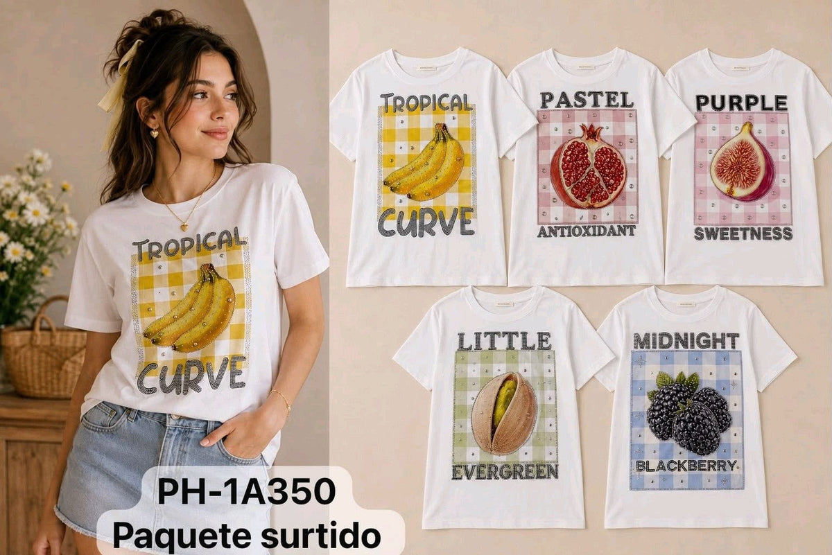 Playera estampada de frutas-G8-PLA-PH-1A350