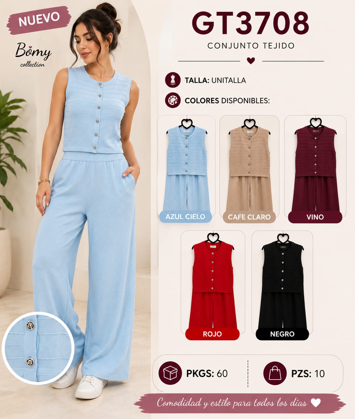 Conjunto tejido-GT3708