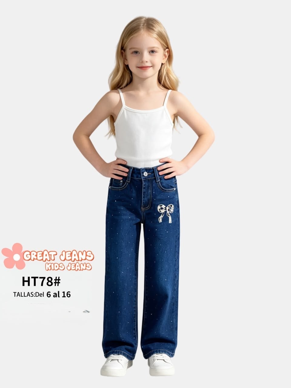 Jeans de niña-HT78#