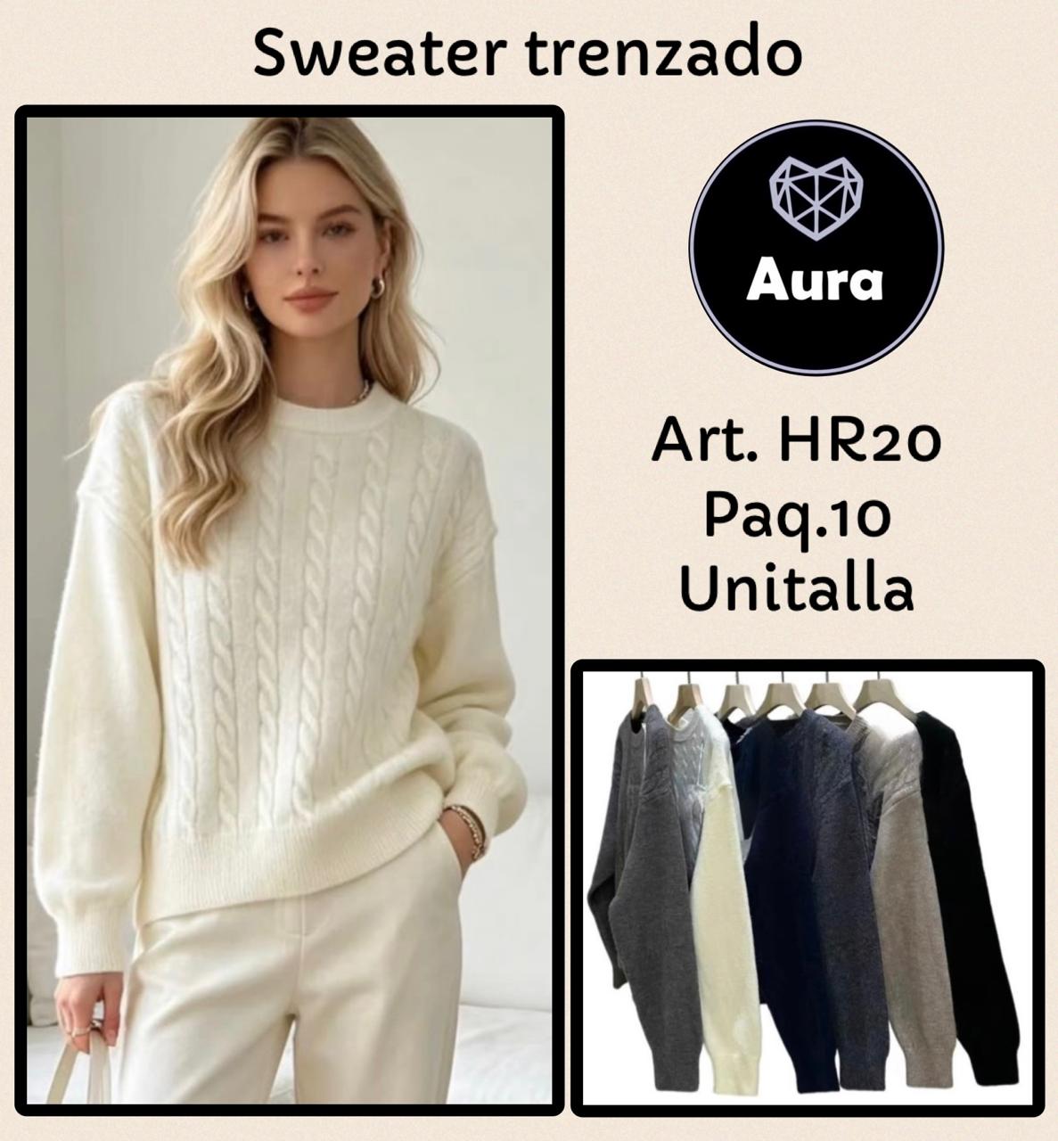 Suéter trenzado-HR20