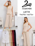 Conjunto de chaleco y pantalón-L877#