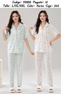 Pijama de botones-H3858