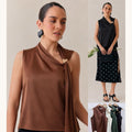 Blusa Satin Hebilla-MTT27088