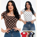 Playera C Cuadrado Polka-MTT677