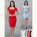 Vestido Cuello Cuadrado-PA6813