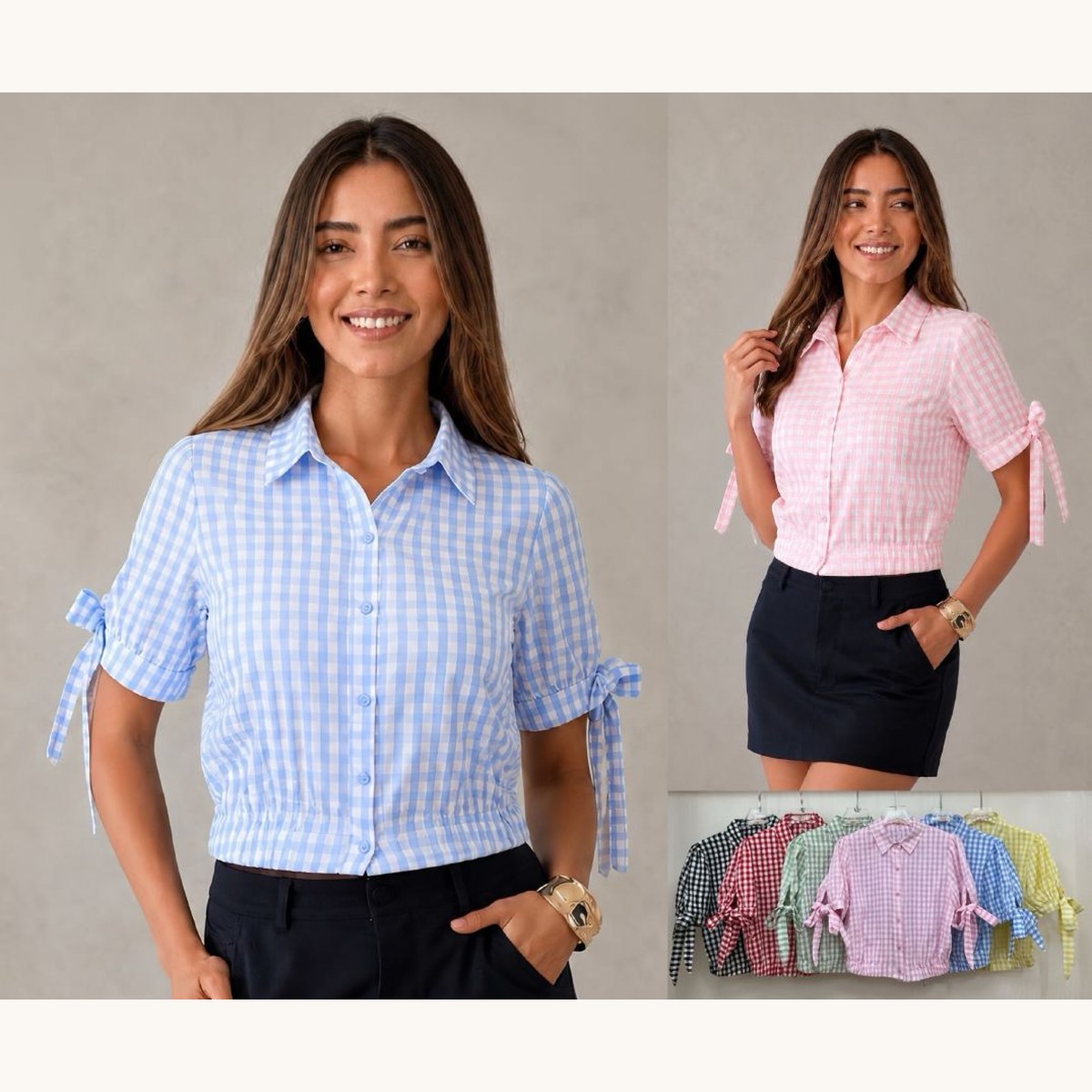 Blusa Nudo Vichy-PAT1423