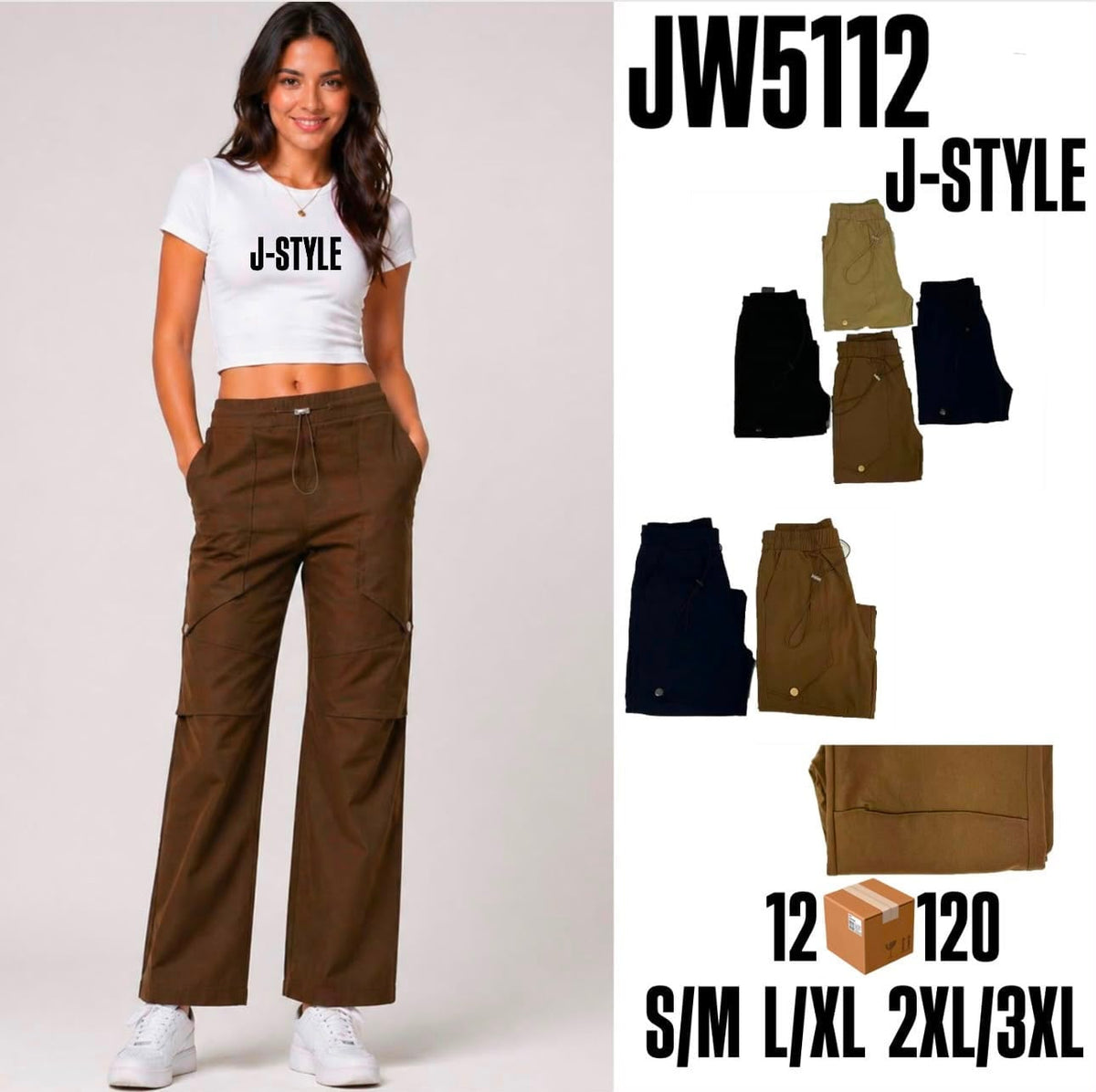 Pantalón cargo-S-JW5112