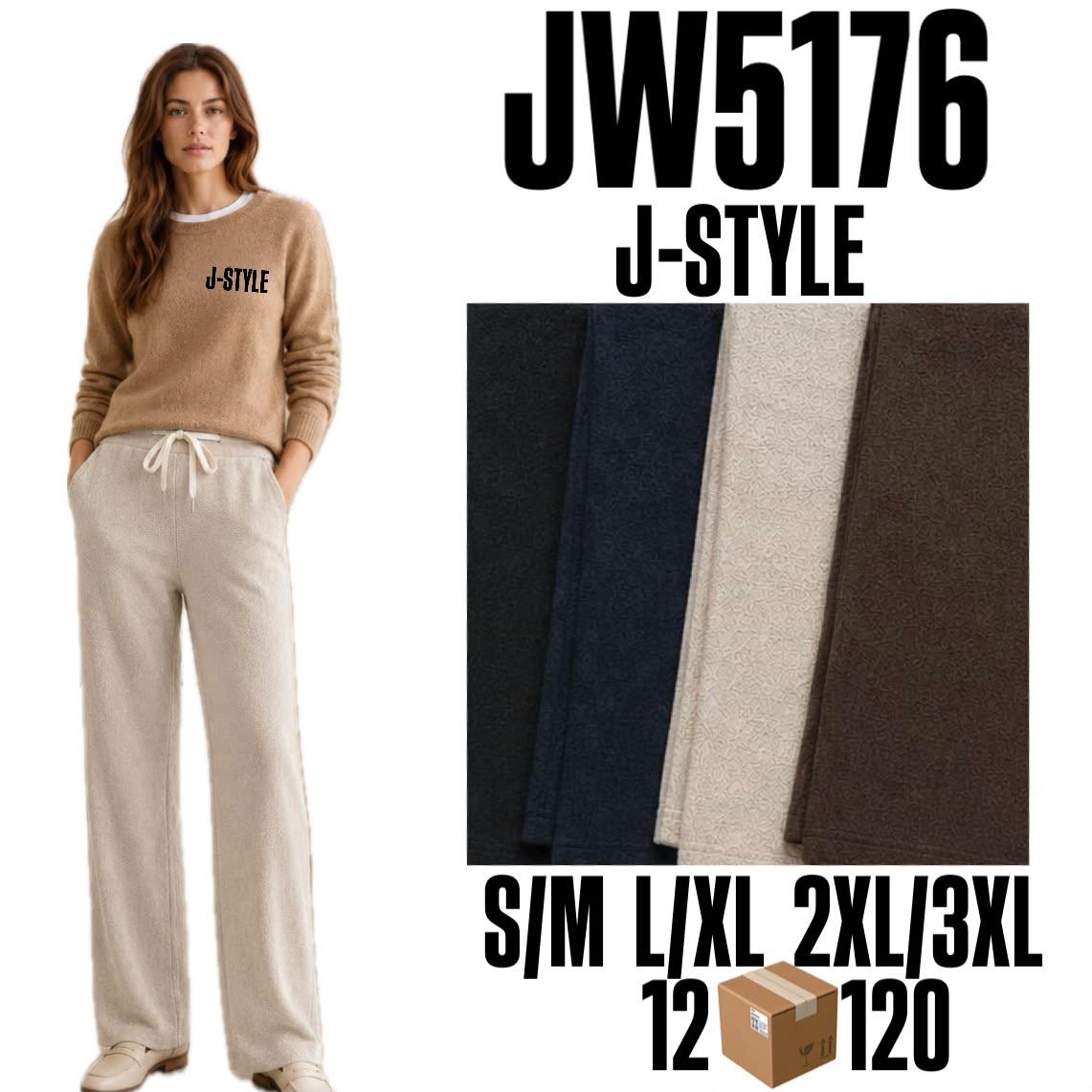 Pantalón con jareta-S-JW5176