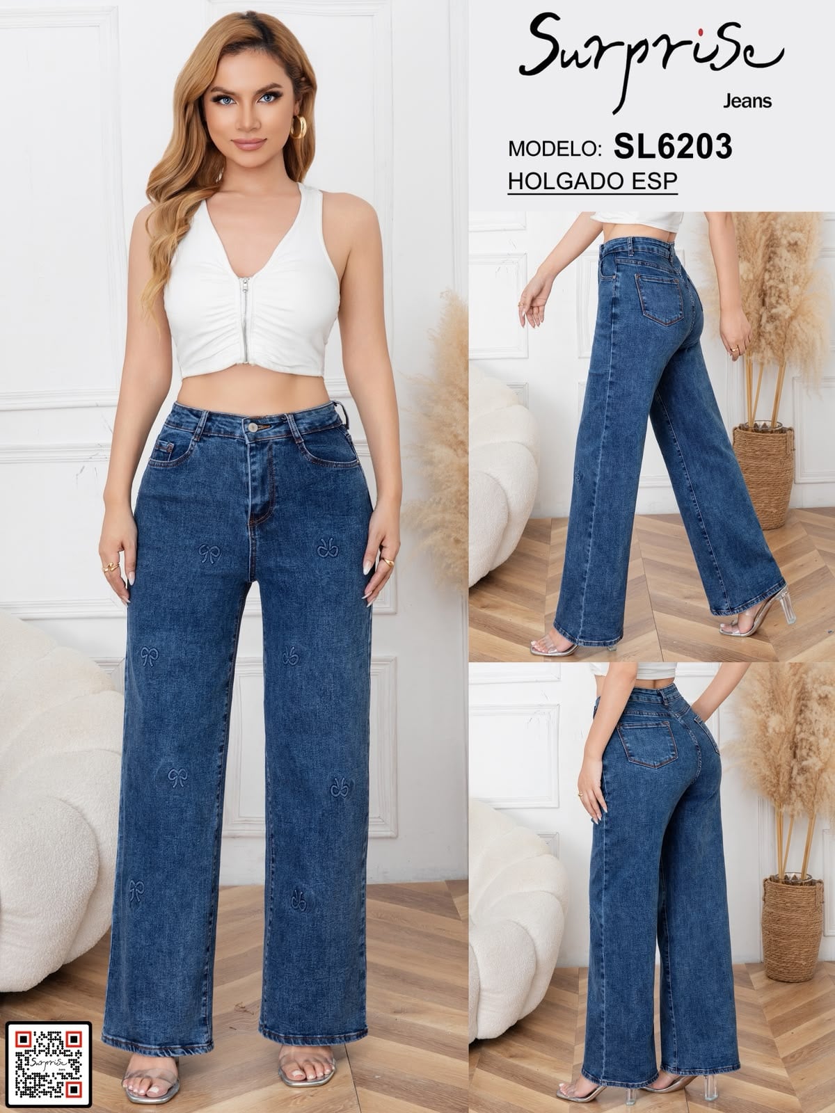 Jeans holgados especial Surprise-SL6203