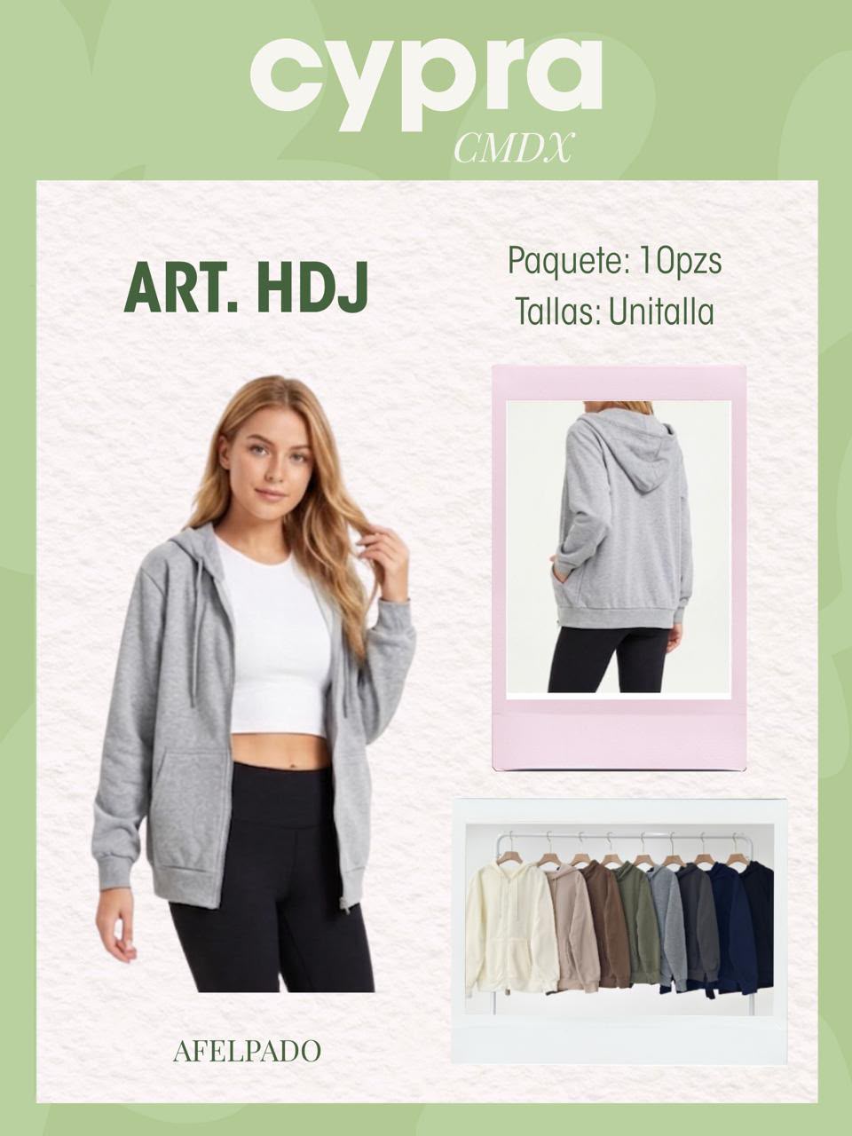 Sudadera con capucha-HDJ