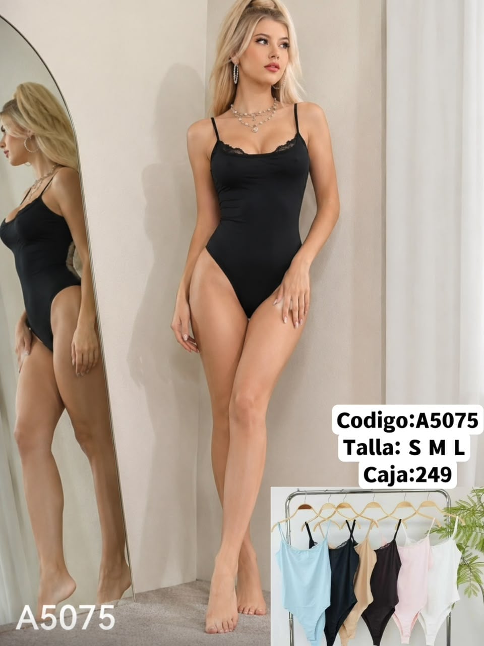 Body con encaje-A5075