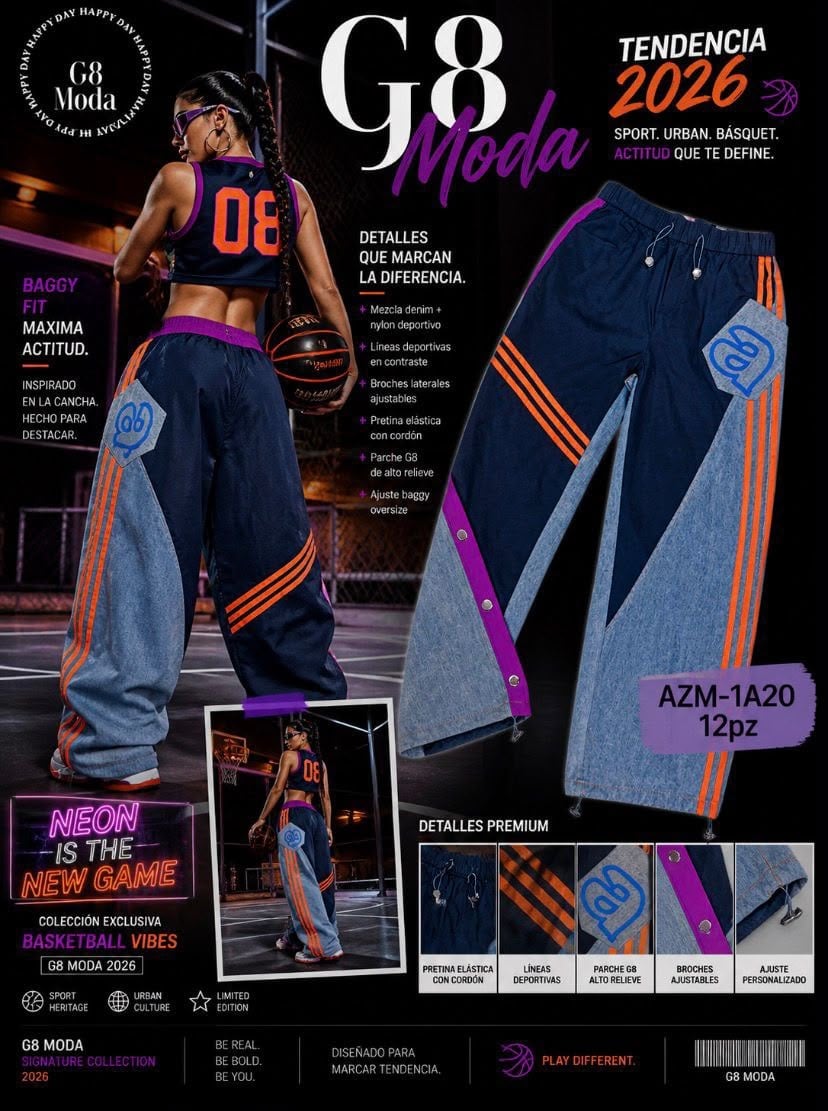 Pantalón deportivo baggy-AZM-1A20