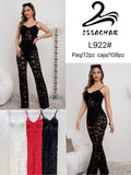 Jumpsuit de encaje-L922#