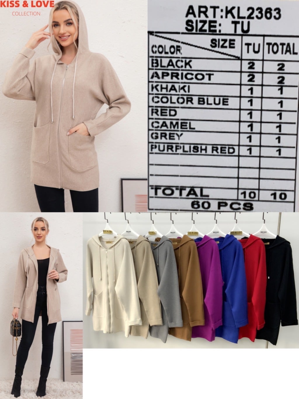 Sudadera con capucha-KL2363