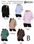 Sudadera polar con capucha-AJUSTE-JK1036H