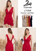 Vestido con olanes-L1130#
