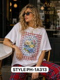 Playera con estampado floral-PLA-PH-1A313