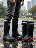 Botas de lluvia de caña alta-YW2253