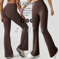 Leggings deportivos acampanados-YJ2876