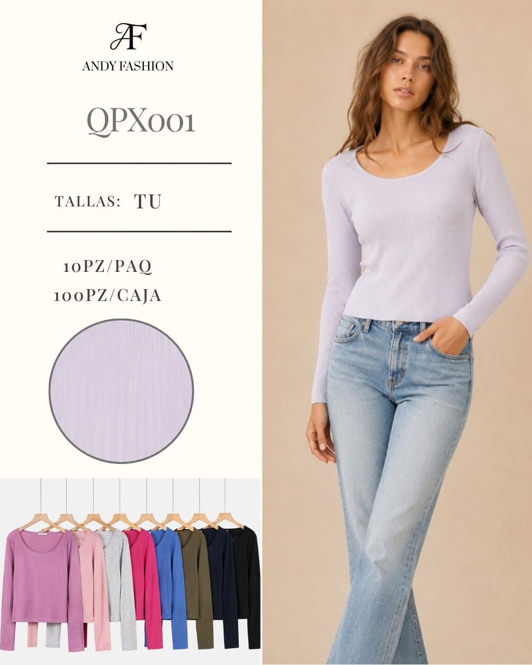 Blusa de punto-QPX001