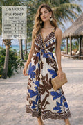 Vestido largo con estampado floral-FD1057